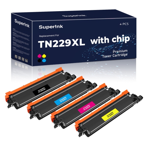 Compatible Brother TN229XL Combo Toner WITH CHIP by Superink