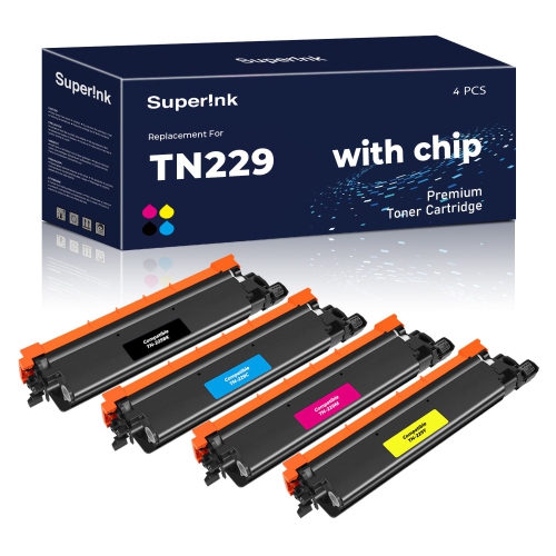 Compatible Brother TN229 TN229XL Combo WITH CHIP by Superink