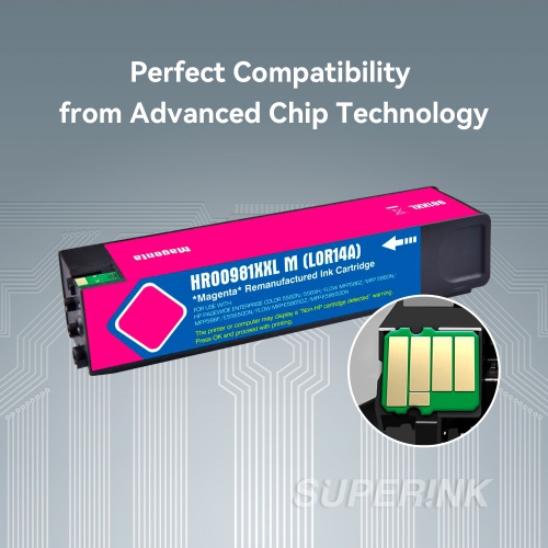 Compatible HP 981Y L0R14A Magenta Ink Cartridge By Superink