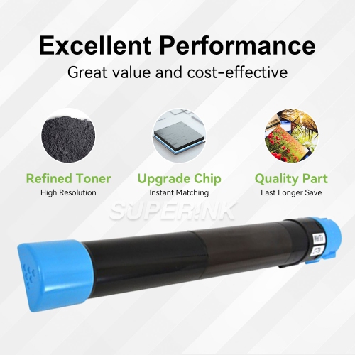 Compatible Xerox 006R01698 6R01698 Cyan Toner Cartridge by Superink