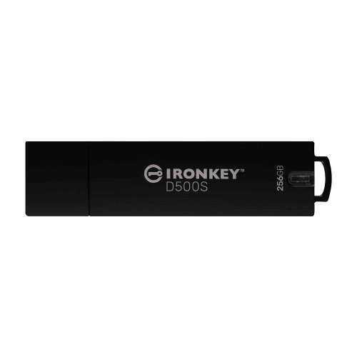 Kingston - IronKey D500S Encryption USB Flash Drive, FIPS 140-3 Level 3 Certified, 256GB Capacity
