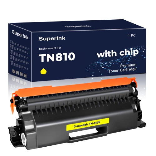 Compatible Brother TN810 Toner Cartridge Yellow By Superink