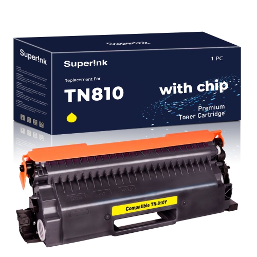 Compatible Brother TN810 Toner Cartridge Yellow By Superink