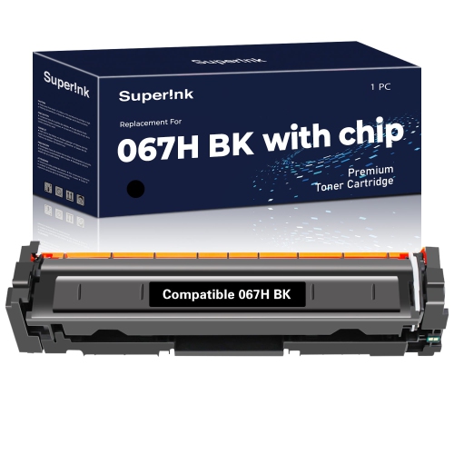 Compatible Canon 067H Black Toner Cartridge With Chip High Yield By Superink