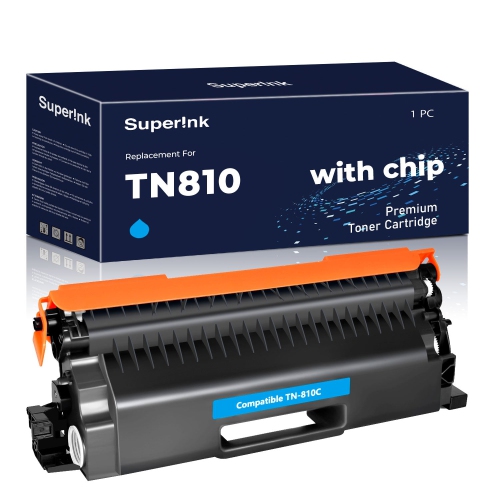Compatible Brother TN810 Toner Cartridge Cyan By Superink