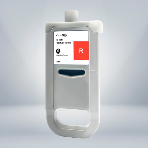Compatible Canon PFI-706R 700ml Red Ink By Superink