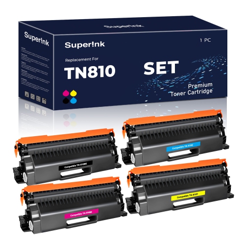 Compatible Brother TN810 Toner Cartridge Combo By Superink