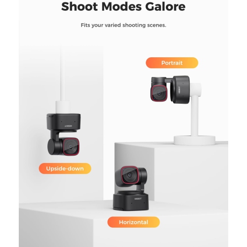 OBSBOT Tiny 2 Lite Webcam 4K, AI Tracking Streaming Camera, PTZ Camera With 1/2"Sensor, Gesture Control,60 FPS, HDR, Noise-Canceling Microphone