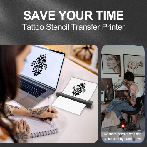 Portable Tattoo Printer A4 Bluetooth Ready