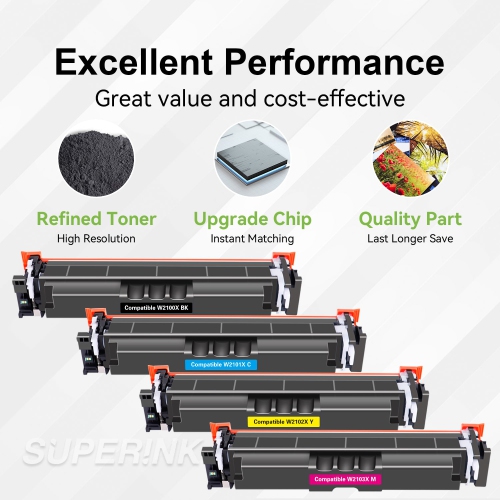 Compatible HP 210X Toner Set By Superink