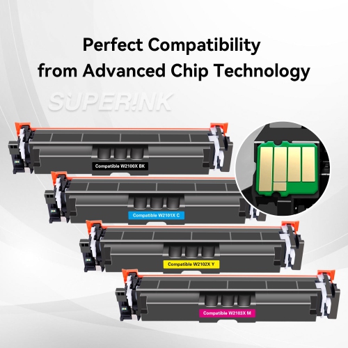 Compatible HP 210X Toner Set By Superink