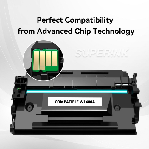 Compatible HP W1480A WITH CHIP Black Toner by Superink