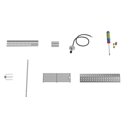 Ensemble de cuisine d'extérieur Forno All'Aperto avec barbecue 87 600 BTU, module d'évier et de bar, four à pizza au gaz, comptoirs en