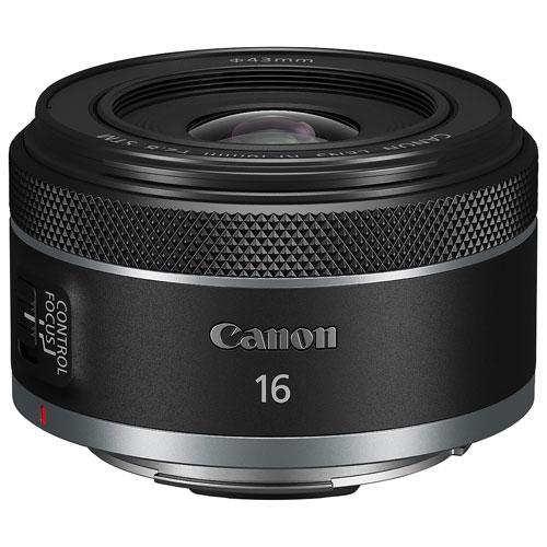 Canon RF 16mm f/2.8-22 STM Lens - Black by CANON - Refurbished condition - CA$199.99