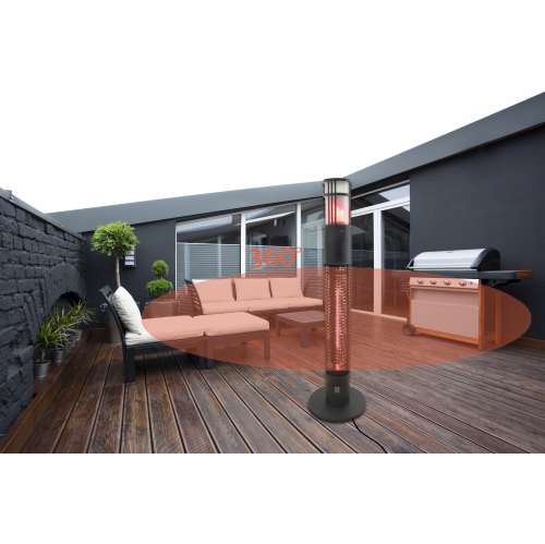 Westinghouse Freestanding Infrared Patio Heater - 5100 BTU - Black