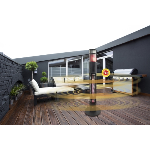 Westinghouse Freestanding Infrared Patio Heater - 5100 BTU - Black