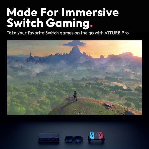 Pro Mobile Dock, Co-op Stream & Play, Supports 2D/3D Content, Compatible with Switch, Handheld Gaming Consoles, Smartphones, HDMI Devices, for USB-C