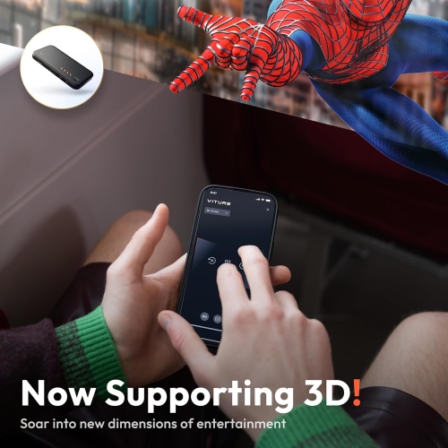 Pro Mobile Dock, Co-op Stream & Play, Supports 2D/3D Content, Compatible with Switch, Handheld Gaming Consoles, Smartphones, HDMI Devices, for USB-C