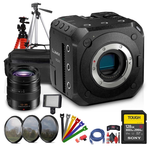 PANASONIC  Lumix Bgh1 4K Box Cinema Camera + 12-35MM Lens + More
