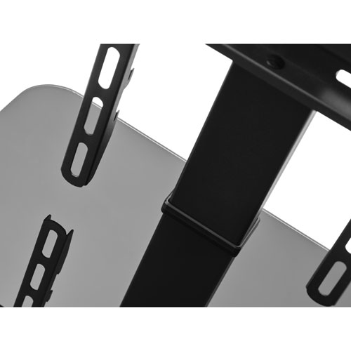 One For All Table Top TV Stand with 32"-55" Swivel TV Mount - Black