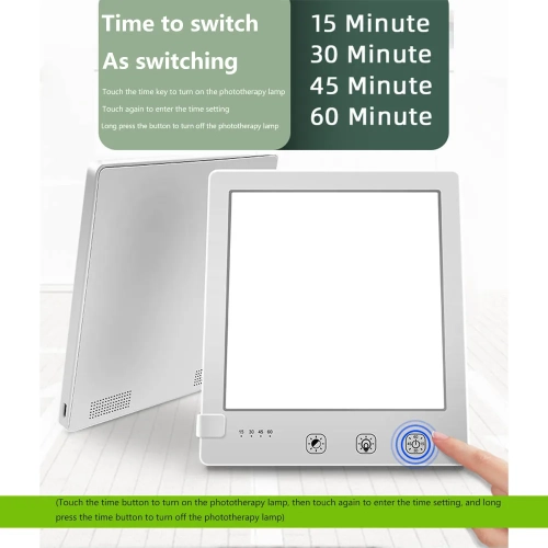 SAD LED Phototherapy Light Bionic-Daylight Affective Disorder USB Lamp Relief Listless Fatigued Therapy Lights Touching Button