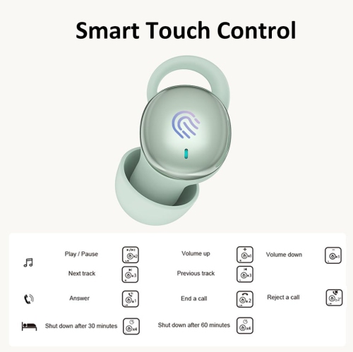 Noise Blocking Earbuds for Sleep with Travel Charging Case Mini in-Ear Buds for Back and Side Sleepers