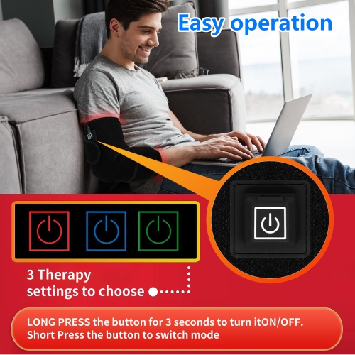 Red Light Therapy Knee Wrap,Infrared Knee Therapy Device,Red Light Therapy Pad for Pain Relief,Infrared Light Therapy Belt