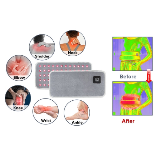 Red Light Therapy Pad for Body Pain,Infrared Light Therapy Belt for Pain Relief,660nm 850nm Light Therapy Wrap Belt