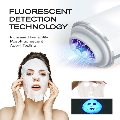 Skin Hydration Tester,Hydration Monitor,Portable Digital Facial Moisture Analyzer Meter Tool,Hydration Test & Tracking Device for Skincare with