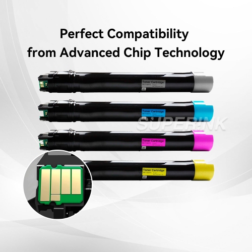 Compatible Xerox Phaser 7800 Toner Cartridge Combo by Superink