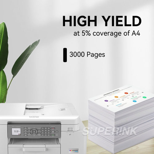 Compatible Brother LC406 Black Ink Cartridge by Superink