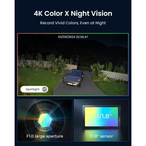 REOLINK Altas PT Ultra - 4K Solar Security Cameras Wireless Outdoor- White