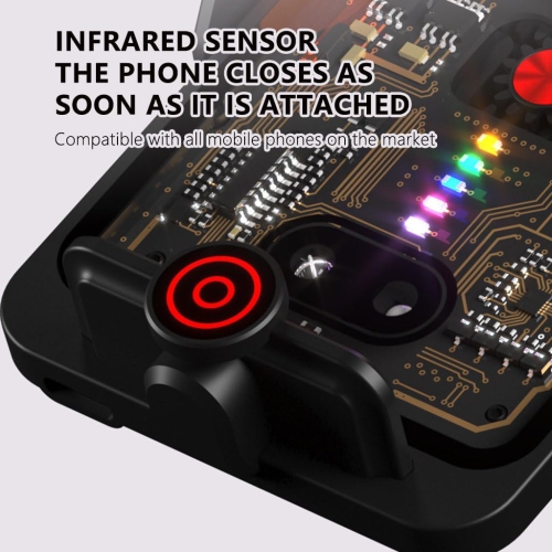 Induction Opening and Closing Bracket Car Cell Phone Holder Magnetic Cell Phone Holder Dashboard Navigation Bracket 360° Rotating Navigation Bracket