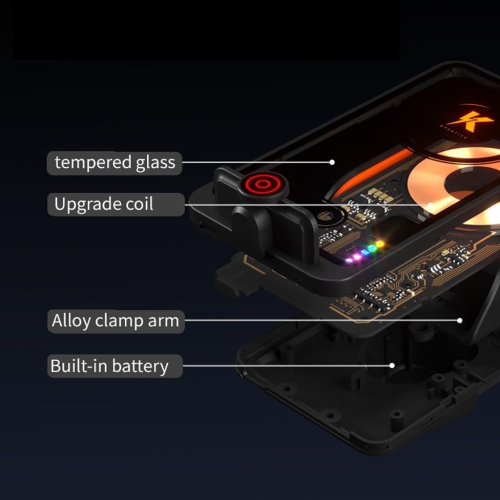 Induction Opening and Closing Bracket Car Cell Phone Holder Magnetic Cell Phone Holder Dashboard Navigation Bracket 360° Rotating Navigation Bracket