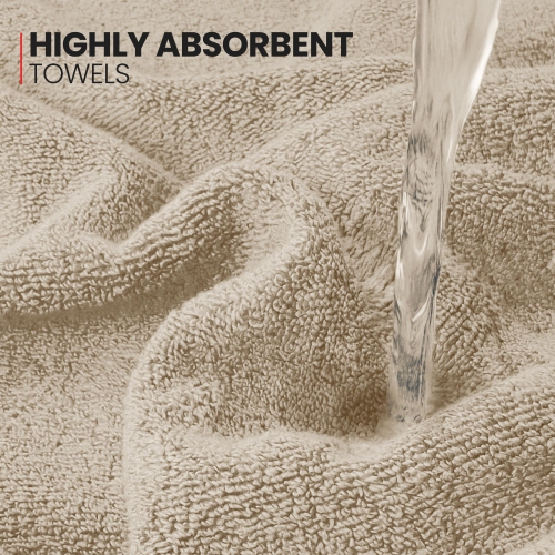 Canadian Linen Royale Face Towels Set, 13"x13", 4 Pack, Lightweight Quick Dry Soft Absorbent Cotton Shower Cloth for Hotel Massage Spa Salon Gym,