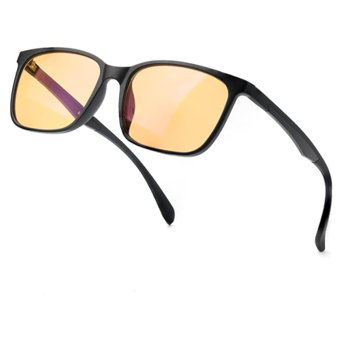 ANRRI Blue Light Blocking Glasses Computer Gaming Professional Powerful Filter Lens Anti Eyestrain Sleeping Glasses Men Women