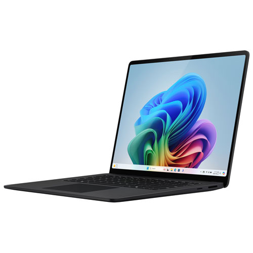 Microsoft Surface Laptop 15" Touchscreen Copilot+ PC Laptop (Snapdragon X Elite/16GB RAM/512GB SSD)-2025-Black-EN