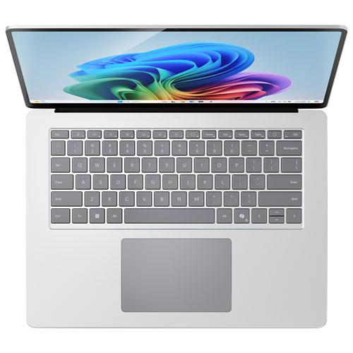 Portable Surface Laptop Copilot+ PC à écran tactile de 15 po de Microsoft 2025 - Platine - Ang