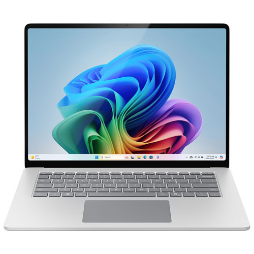 Microsoft Surface Laptop 15" Touchscreen Copilot+ PC Laptop (Snapdragon X Elite/16GB RAM/1TB SSD)-2025-Platinum-EN