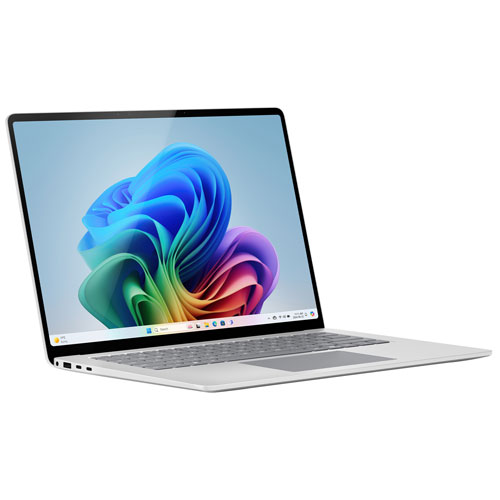 Microsoft Surface Laptop 15" Touchscreen Copilot+ PC Laptop (Snapdragon X Elite/16GB RAM/1TB SSD)-2025-Platinum-EN