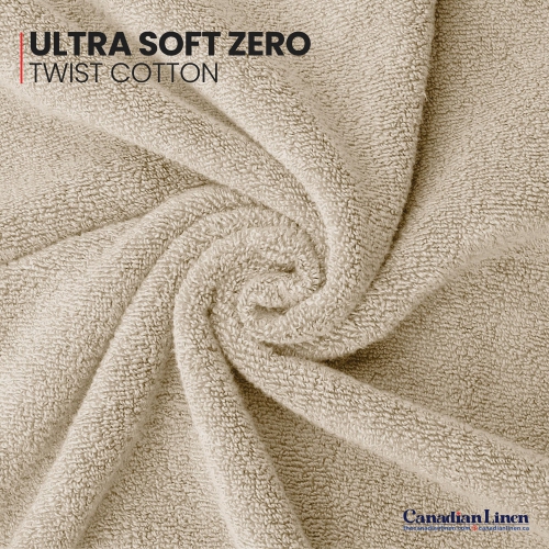Canadian Linen Royale – Ensemble de serviettes de bain, 27 x 54 po, paq. 4, grande serviette de salle de bain en coton doux et doux à séchage
