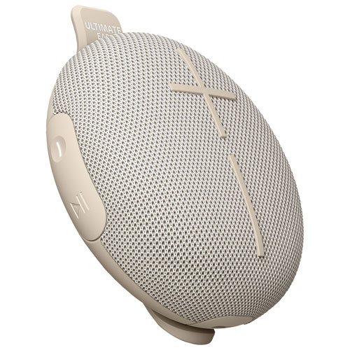 Haut-parleur miniature sans fil portatif Bluetooth étanche MINIROLL d'Ultimate Ears - Beige sable - Exclusivité de Best Buy