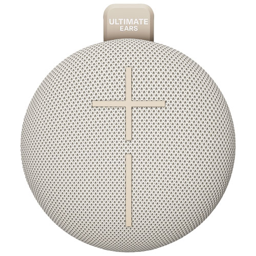 Haut-parleur miniature sans fil portatif Bluetooth étanche MINIROLL d'Ultimate Ears - Beige sable - Exclusivité de Best Buy