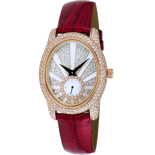 BALEC GROUP  Adee Kaye Women's Flushy Dial Watch - Ak2003-Lrg By In White
