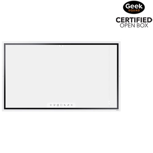 Open Box - Samsung Digital Flip 65" 4K Ultra HD 8ms 60 Hz LED Display (LH65WMRWBGCXZA) - White