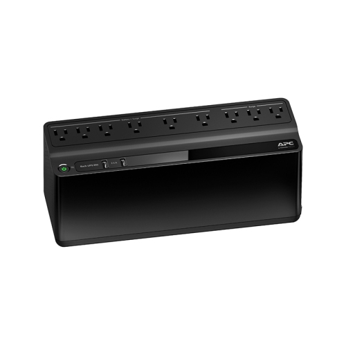 APC 850VA 9-Outlet UPS Battery Backup - Black -