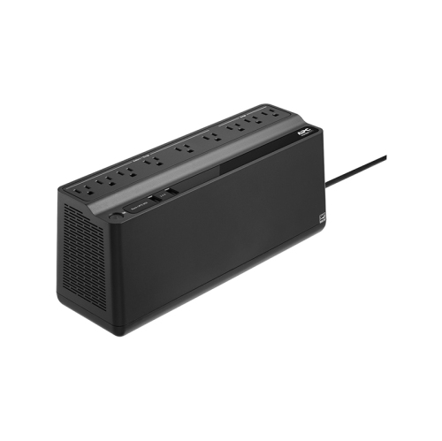 APC 850VA 9-Outlet UPS Battery Backup - Black -