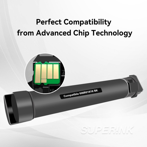 Compatible Xerox 006R01818 Black Toner Cartridge By Superink