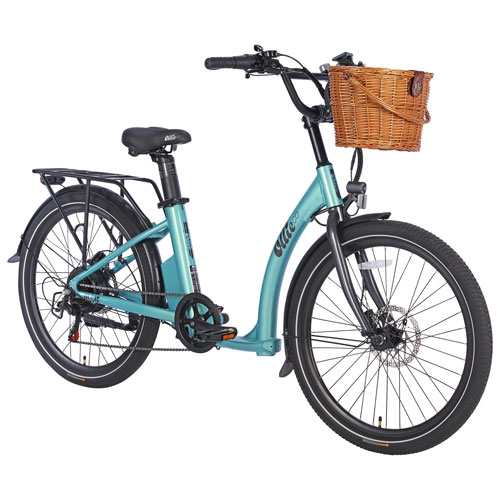 Ollie Curve Step-Through Electric City Bike (500W Motor/56km Range/32km/h Top Speed