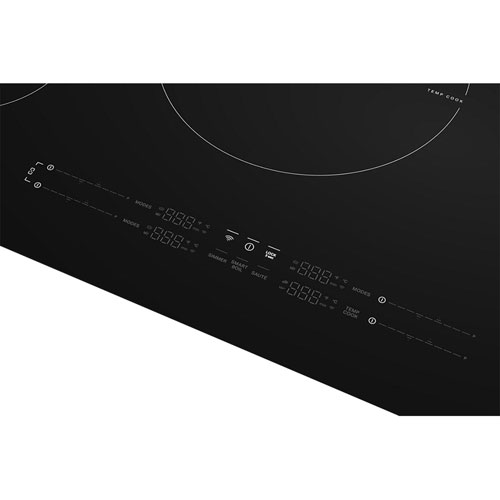 Surface de cuisson intelligente à induction à 4 éléments 31 po de Whirlpool - Noir